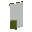 Invicon Green Base Dexter Canton Banner.png: Inventory sprite for Green Base Dexter Canton Banner in Minecraft as shown in-game linking to Banner with description: Banner Green Base Dexter Canton