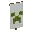 Invicon Green Creeper Charge Banner.png: Inventory sprite for Green Creeper Charge Banner in Minecraft as shown in-game linking to Banner with description: Banner Green Creeper Charge