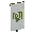 Invicon Green Flow Banner.png: Inventory sprite for Green Flow Banner in Minecraft as shown in-game linking to Banner with description: Banner Green Flow