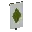 Invicon Green Lozenge Banner.png: Inventory sprite for Green Lozenge Banner in Minecraft as shown in-game linking to Banner with description: Banner Green Lozenge