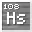 Invicon Hassium.png: Inventory sprite for Hassium in Minecraft as shown in-game linking to Element#Hassium with description: Hassium