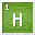 Invicon Hydrogen.png: Inventory sprite for Hydrogen in Minecraft as shown in-game linking to Hydrogen with description: Hydrogen