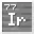 Invicon Iridium.png: Inventory sprite for Iridium in Minecraft as shown in-game linking to Element#Iridium with description: Iridium