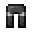 Invicon Iron Trim Netherite Leggings.png: Inventory sprite for Iron Trim Netherite Leggings in Minecraft as shown in-game linking to Iron Trim Netherite Leggings with description: Netherite Leggings Upgrade: &nbsp;Armor Trim &nbsp;Iron Material When on Legs: +6 Armor +3 Armor Toughness +1 Knockback Resistance
