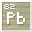Invicon Lead (element).png: Inventory sprite for Lead (element) in Minecraft as shown in-game linking to Element#Lead with description: Lead