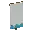 Invicon Light Blue Base Indented Banner.png: Inventory sprite for Light Blue Base Indented Banner in Minecraft as shown in-game linking to Banner with description: Banner Light Blue Base Indented
