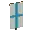 Invicon Light Blue Cross Banner.png: Inventory sprite for Light Blue Cross Banner in Minecraft as shown in-game linking to Banner with description: Banner Light Blue Cross