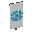 Invicon Light Blue Flower Charge Banner.png: Inventory sprite for Light Blue Flower Charge Banner in Minecraft as shown in-game linking to Banner with description: Banner Light Blue Flower Charge