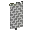 Invicon Light Gray Field Masoned Banner.png: Inventory sprite for Light Gray Field Masoned Banner in Minecraft as shown in-game linking to Banner with description: Banner Light Gray Field Masoned