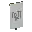Invicon Light Gray Flow Banner.png: Inventory sprite for Light Gray Flow Banner in Minecraft as shown in-game linking to Banner with description: Banner Light Gray Flow