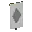Invicon Light Gray Lozenge Banner.png: Inventory sprite for Light Gray Lozenge Banner in Minecraft as shown in-game linking to Banner with description: Banner Light Gray Lozenge