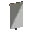 Invicon Light Gray Per Bend Sinister Banner.png: Inventory sprite for Light Gray Per Bend Sinister Banner in Minecraft as shown in-game linking to Banner with description: Banner Light Gray Per Bend Sinister