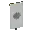 Invicon Light Gray Roundel Banner.png: Inventory sprite for Light Gray Roundel Banner in Minecraft as shown in-game linking to Banner with description: Banner Light Gray Roundel