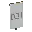 Invicon Light Gray Snout Banner.png: Inventory sprite for Light Gray Snout Banner in Minecraft as shown in-game linking to Banner with description: Banner Light Gray Snout