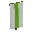 Invicon Lime Pale Banner.png: Inventory sprite for Lime Pale Banner in Minecraft as shown in-game linking to Banner with description: Banner Lime Pale