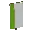 Invicon Lime Pale Dexter Banner.png: Inventory sprite for Lime Pale Dexter Banner in Minecraft as shown in-game linking to Banner with description: Banner Lime Pale Dexter