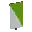 Invicon Lime Per Bend Banner.png: Inventory sprite for Lime Per Bend Banner in Minecraft as shown in-game linking to Banner with description: Banner Lime Per Bend