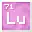 Invicon Lutetium.png: Inventory sprite for Lutetium in Minecraft as shown in-game linking to Element#Lutetium with description: Lutetium