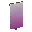 Invicon Magenta Base Gradient Banner.png: Inventory sprite for Magenta Base Gradient Banner in Minecraft as shown in-game linking to Banner with description: Banner Magenta Base Gradient