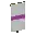 Invicon Magenta Fess Banner.png: Inventory sprite for Magenta Fess Banner in Minecraft as shown in-game linking to Banner with description: Banner Magenta Fess