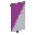 Invicon Magenta Per Bend Sinister Banner.png: Inventory sprite for Magenta Per Bend Sinister Banner in Minecraft as shown in-game linking to Banner with description: Banner Magenta Per Bend Sinister