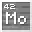 Invicon Molybdenum.png: Inventory sprite for Molybdenum in Minecraft as shown in-game linking to Element#Molybdenum with description: Molybdenum