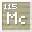 Invicon Moscovium.png: Inventory sprite for Moscovium in Minecraft as shown in-game linking to Element#Moscovium with description: Moscovium