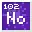 Invicon Nobelium.png: Inventory sprite for Nobelium in Minecraft as shown in-game linking to Element#Nobelium with description: Nobelium