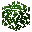 Invicon Oak Leaves.png: Inventory sprite for Oak Leaves in Minecraft as shown in-game linking to Oak Leaves with description: Oak Leaves