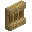 Invicon Oak Shelf BE.png: Inventory sprite for Oak Shelf in Minecraft as shown in-game with description: Oak Shelf