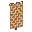 Invicon Orange Field Masoned Banner.png: Inventory sprite for Orange Field Masoned Banner in Minecraft as shown in-game linking to Banner with description: Banner Orange Field Masoned
