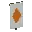 Invicon Orange Lozenge Banner.png: Inventory sprite for Orange Lozenge Banner in Minecraft as shown in-game linking to Banner with description: Banner Orange Lozenge