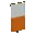Invicon Orange Per Fess Inverted Banner.png: Inventory sprite for Orange Per Fess Inverted Banner in Minecraft as shown in-game linking to Banner with description: Banner Orange Per Fess Inverted