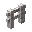 Invicon Pale Oak Fence.png: Inventory sprite for Pale Oak Fence in Minecraft as shown in-game linking to Pale Oak Fence with description: Pale Oak Fence