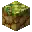Invicon Peelgrass Block.png: Inventory sprite for Peelgrass Block in Minecraft as shown in-game with description: Peelgrass Block