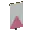 Invicon Pink Chevron Banner.png: Inventory sprite for Pink Chevron Banner in Minecraft as shown in-game linking to Banner with description: Banner Pink Chevron
