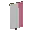 Invicon Pink Pale Sinister Banner.png: Inventory sprite for Pink Pale Sinister Banner in Minecraft as shown in-game linking to Banner with description: Banner Pink Pale Sinister