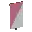 Invicon Pink Per Bend Sinister Banner.png: Inventory sprite for Pink Per Bend Sinister Banner in Minecraft as shown in-game linking to Banner with description: Banner Pink Per Bend Sinister
