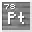 Invicon Platinum.png: Inventory sprite for Platinum in Minecraft as shown in-game linking to Element#Platinum with description: Platinum