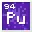 Invicon Plutonium.png: Inventory sprite for Plutonium in Minecraft as shown in-game linking to Element#Plutonium with description: Plutonium