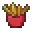 Invicon Poisonous Potato Fries.png: Inventory sprite for Poisonous Potato Fries in Minecraft as shown in-game with description: Poisonous Potato Fries