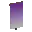 Invicon Purple Gradient Banner.png: Inventory sprite for Purple Gradient Banner in Minecraft as shown in-game linking to Banner with description: Banner Purple Gradient