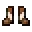 Invicon Quartz Trim Leather Boots.png: Inventory sprite for Quartz Trim Leather Boots in Minecraft as shown in-game linking to Quartz Trim Leather Boots with description: Leather Boots Upgrade: &nbsp;Armor Trim &nbsp;Quartz Material When on Feet: +1 Armor