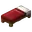 Invicon Red Bed SM.png: Inventory sprite for Red Bed in Minecraft as shown in-game with description: Red Bed