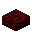 Invicon Red Nether Brick Slab.png: Inventory sprite for Red Nether Brick Slab in Minecraft as shown in-game linking to Red Nether Brick Slab with description: Red Nether Brick Slab