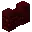 Invicon Red Nether Brick Wall BE.png: Inventory sprite for Red Nether Brick Wall in Minecraft as shown in-game with description: Red Nether Brick Wall