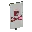 Invicon Red Skull Charge Banner.png: Inventory sprite for Red Skull Charge Banner in Minecraft as shown in-game linking to Banner with description: Banner Red Skull Charge