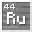 Invicon Ruthenium.png: Inventory sprite for Ruthenium in Minecraft as shown in-game linking to Element#Ruthenium with description: Ruthenium