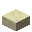 Invicon Smooth Sandstone Slab.png: Inventory sprite for Smooth Sandstone Slab in Minecraft as shown in-game linking to Smooth Sandstone Slab with description: Smooth Sandstone Slab