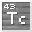 Invicon Technetium.png: Inventory sprite for Technetium in Minecraft as shown in-game linking to Element#Technetium with description: Technetium